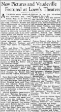 Amerique and Neville — CWB article clipping [74caa254d4]