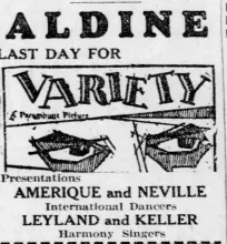 Amerique and Neville — CWB source ephemera [94bc484fa0]