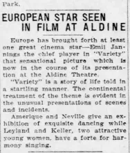 Amerique and Neville — CWB source ephemera [95f3345eb5]