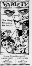Amerique and Neville — CWB source ephemera [a856e4e2d9]