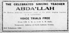 All Abdullah Research – Neville Goddard Photo Gallery and Newspaper Clippings — Cool Wisdom Books — 1911