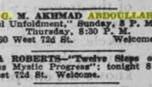 All 30 W. 72nd Street Research - Neville Goddard Photo Gallery and Newspaper Clippings — Cool Wisdom Books — 61