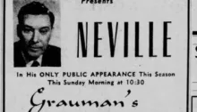 Lecture ad, 4 May 1957