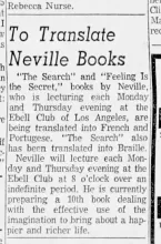 All Abdullah Research - Neville Goddard Photo Gallery and Newspaper Clippings — Cool Wisdom Books — 8