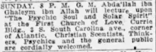 All Abdullah Research - Neville Goddard Photo Gallery and Newspaper Clippings — Cool Wisdom Books — 25