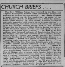 Lecture notice, 1953