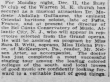 All Abdullah Research – Neville Goddard Photo Gallery and Newspaper Clippings — Cool Wisdom Books — 1911