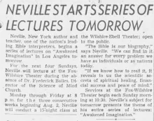 Lecture notice, July 1954