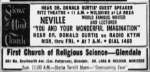 Lecture ad, 1962