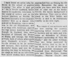 Neville Goddard Photo Gallery and Newspaper Clippings — Cool Wisdom Books — 181