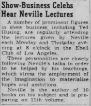 Neville Goddard - Wikipedia and Photo Gallery — Cool Wisdom Books — 113