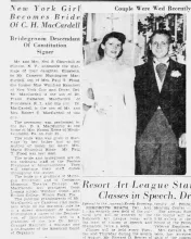 Associate mention, Journal-Every Evening, 1950