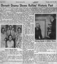 Associate mention, Orlando Evening Star, 1961, page 12-A